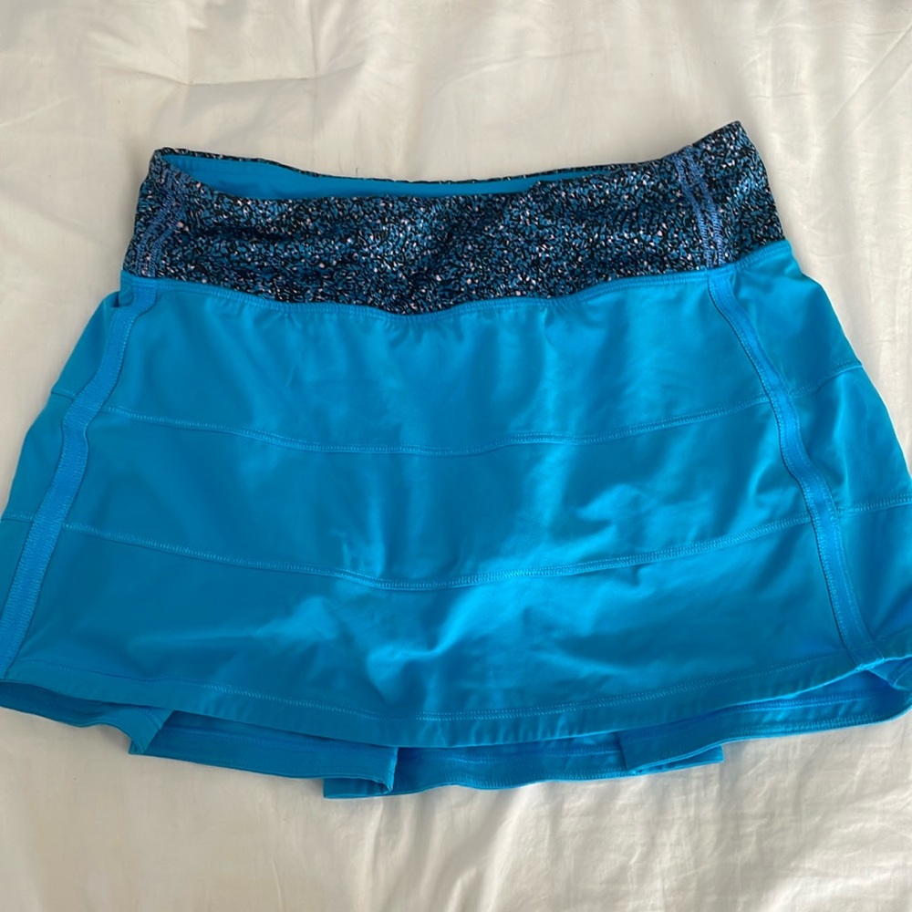 Blue Lululemon skirt
